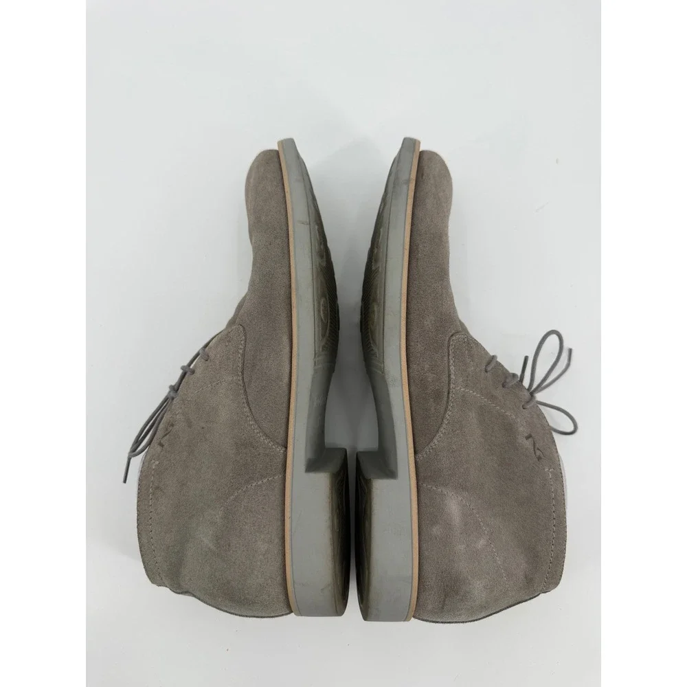 Nero Giardini Mens Grey Suede Chukka Boots Made in Italy Size 43 Ankle Boots